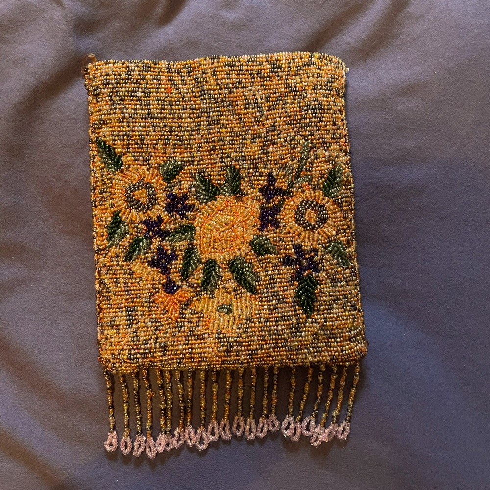 Handmade beaded bag